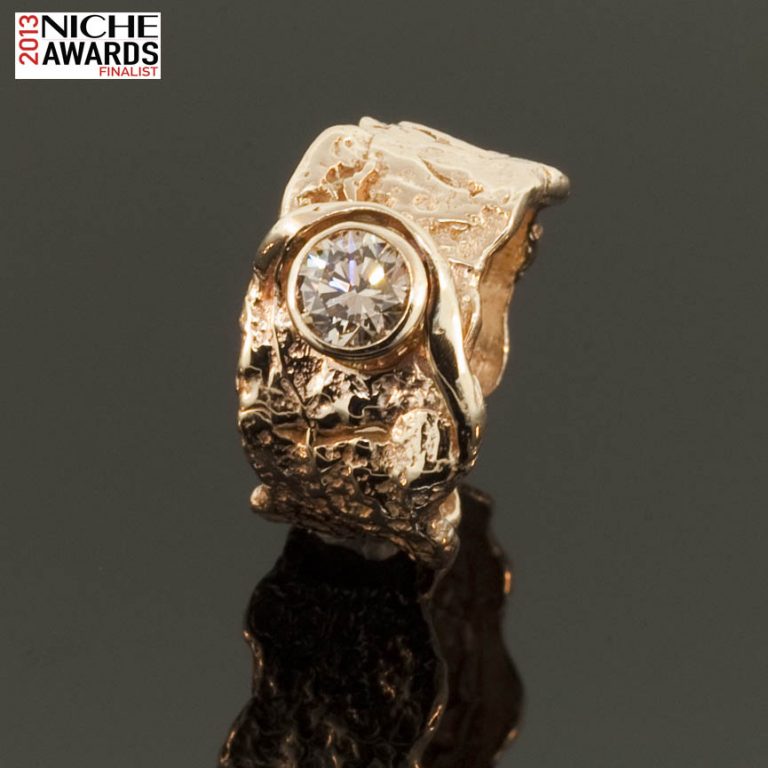 GSNTR 14K Diamond Bark Ring Niche 2013 logoSquare 768x768