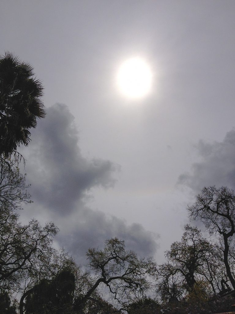 SmokySkySunset, Archival Digital Print from Cell Phone Photo, 24x32, $400
