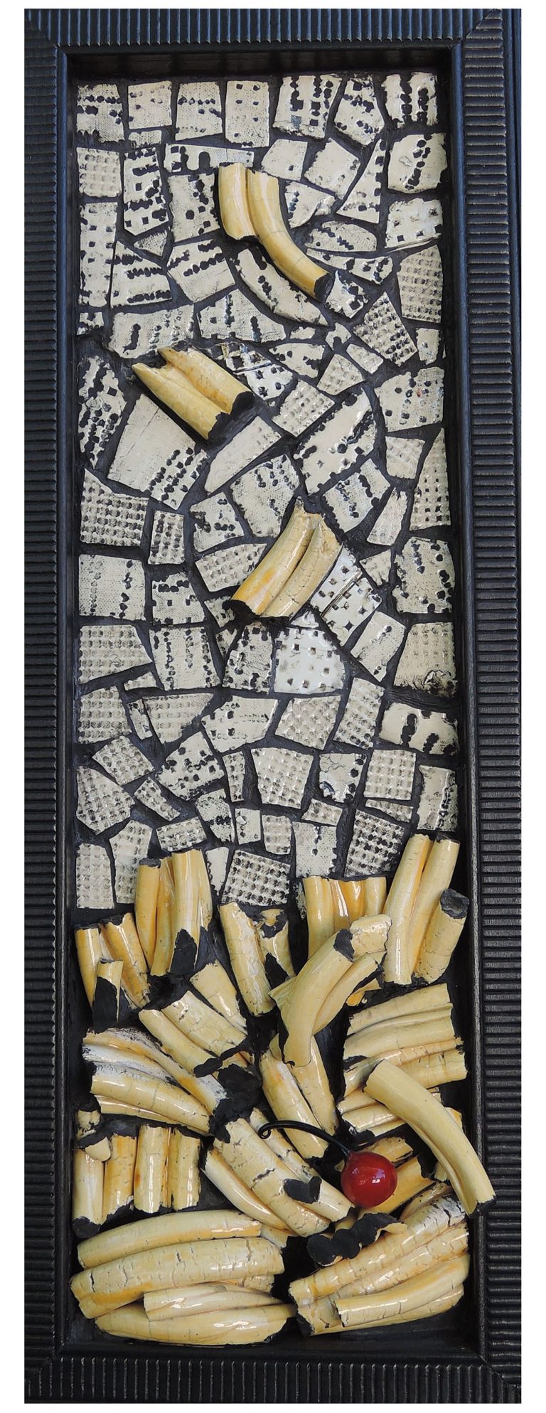 Gathering Pleasure - porcelain mosaic - $600