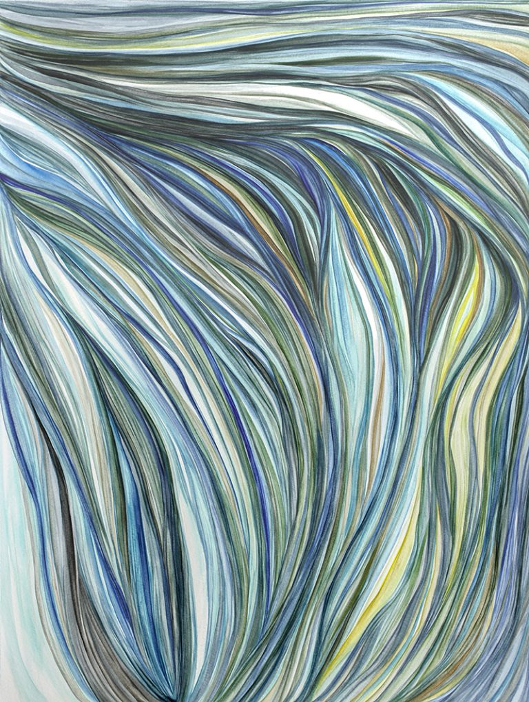 Progressive _Original Watercolor, 18x24, $1200 (Archival Digital Prints available in custom sizes, cost by request)