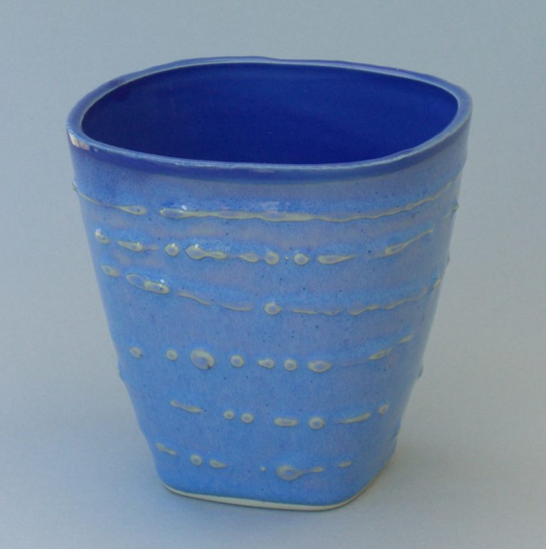 slip-cast stoneware tumbler, small, $12