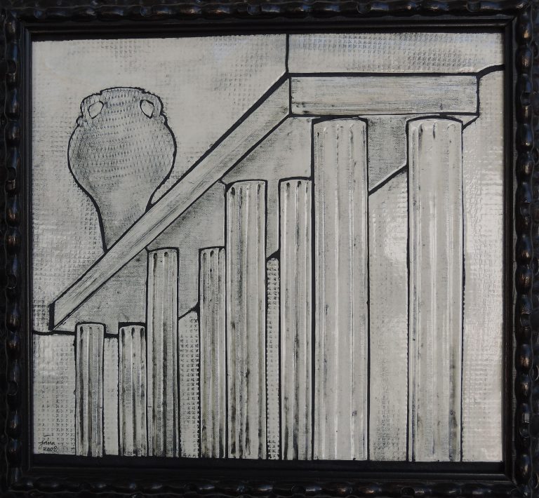 Study in Black and White - porcelain - $600