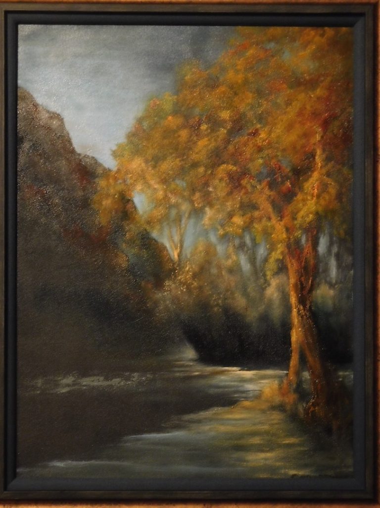 First Light, Oil on canvas, 24" high x 18" wide, $600