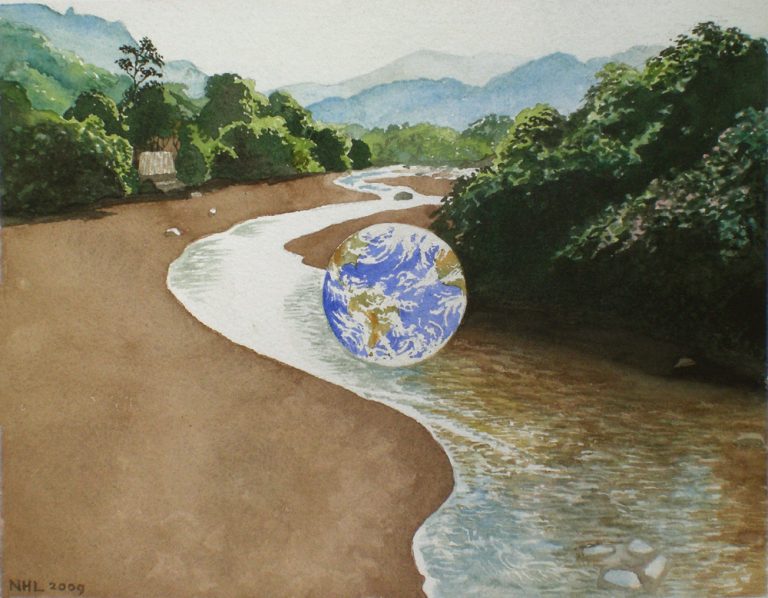 Rio Mundo +- Yelapa Series, Giclée Print from original watercolor, 11 x 14 bare print $59.