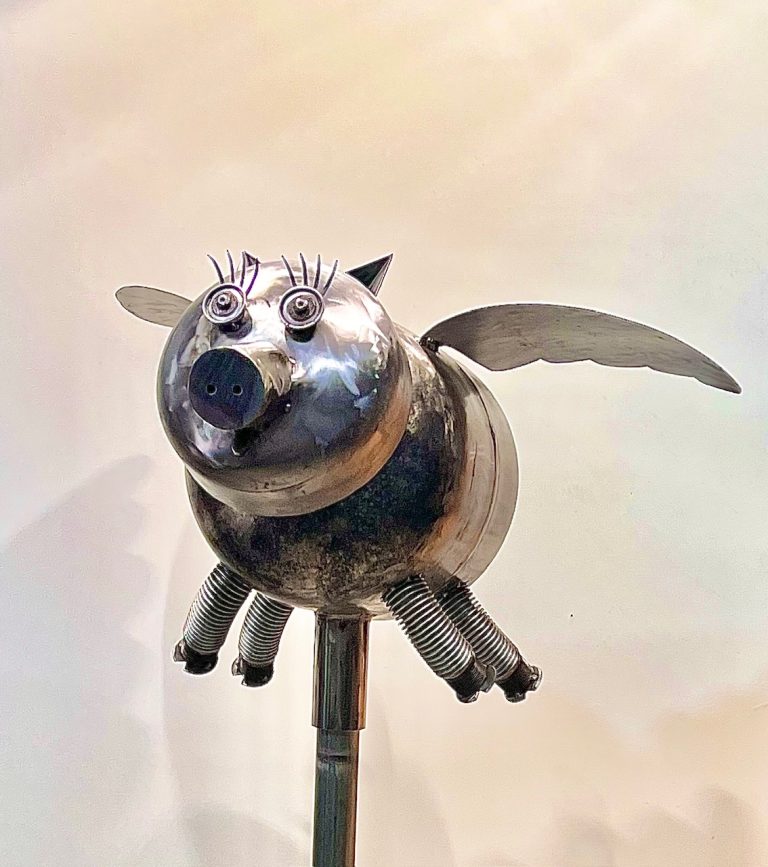 Flying Pig #355 55" tall $625