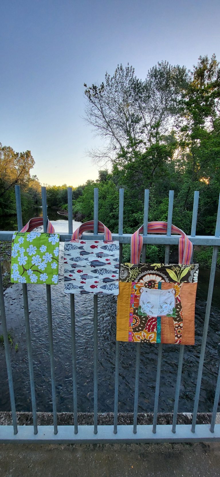 Lined quilted bags small $20, med $30, large $40